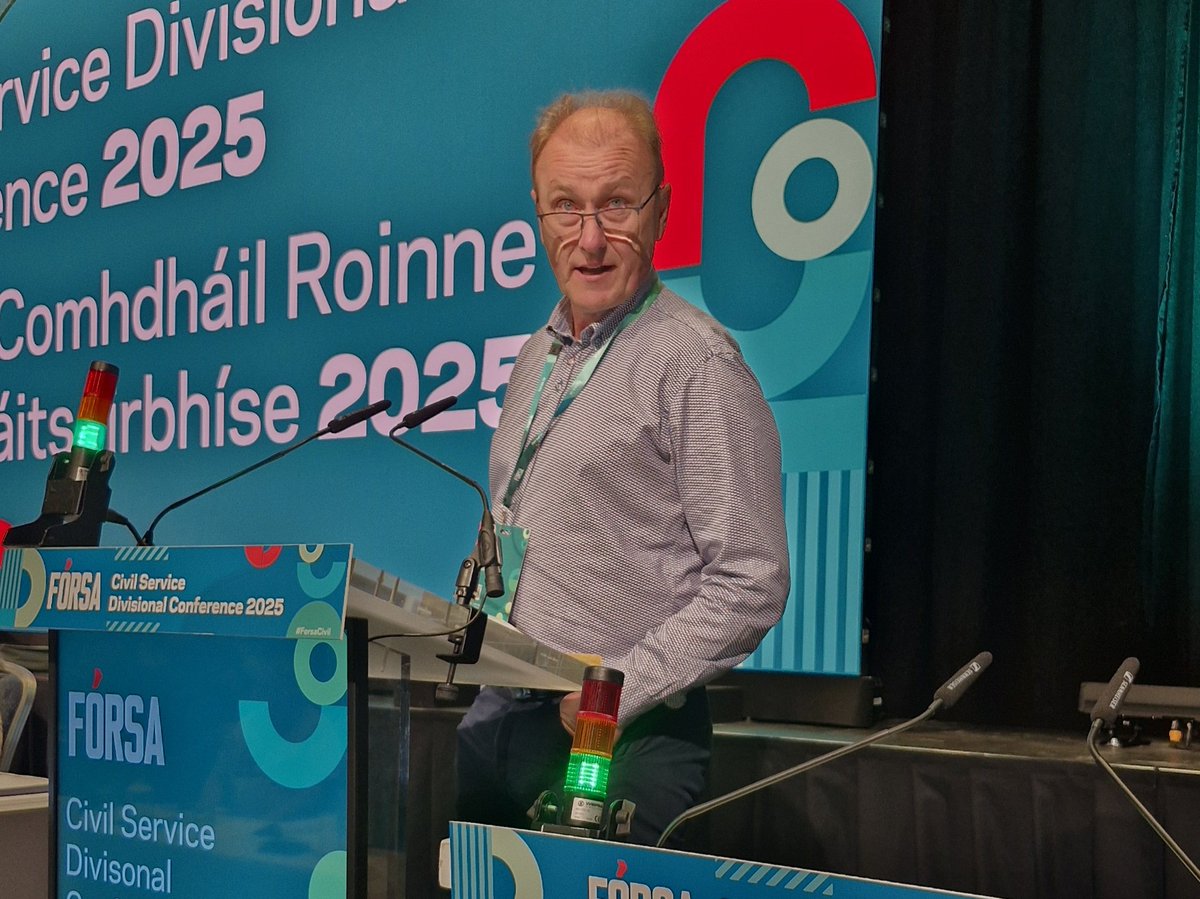 forsa_union_ie's tweet photo. Day 3 of #ForsaCivil kicks off with many motions, including calling on the government to reinstate Gaeltacht Irish language courses for civil servants who use/commit to using Irish in the course of their duties.
Maith thú a chairde, iontach chun é seo a eiscint! https://t.co/cfUVoCyJQ4