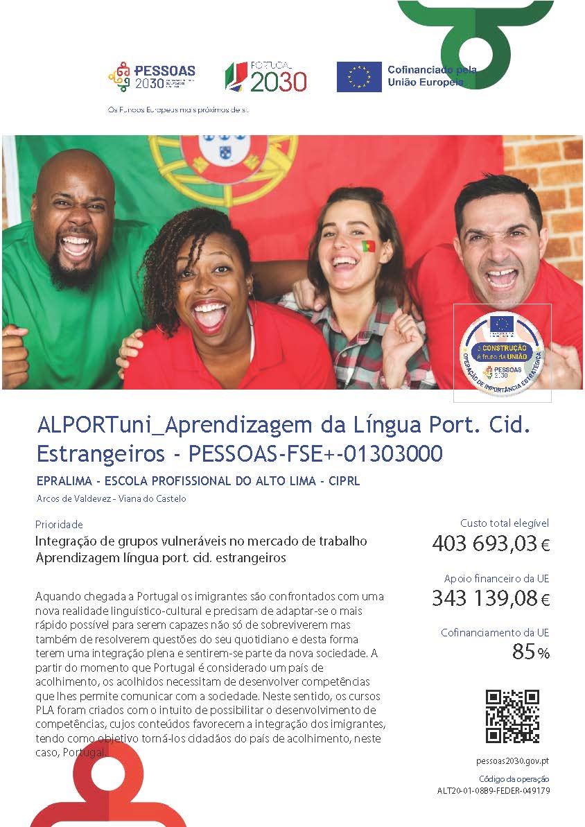 epralima's tweet photo. ALPORTuni_Aprendizagem da Língua Port. Cid. Estrangeiros - PESSOAS-FSE+-01303000 https://t.co/G6Hl8419u1