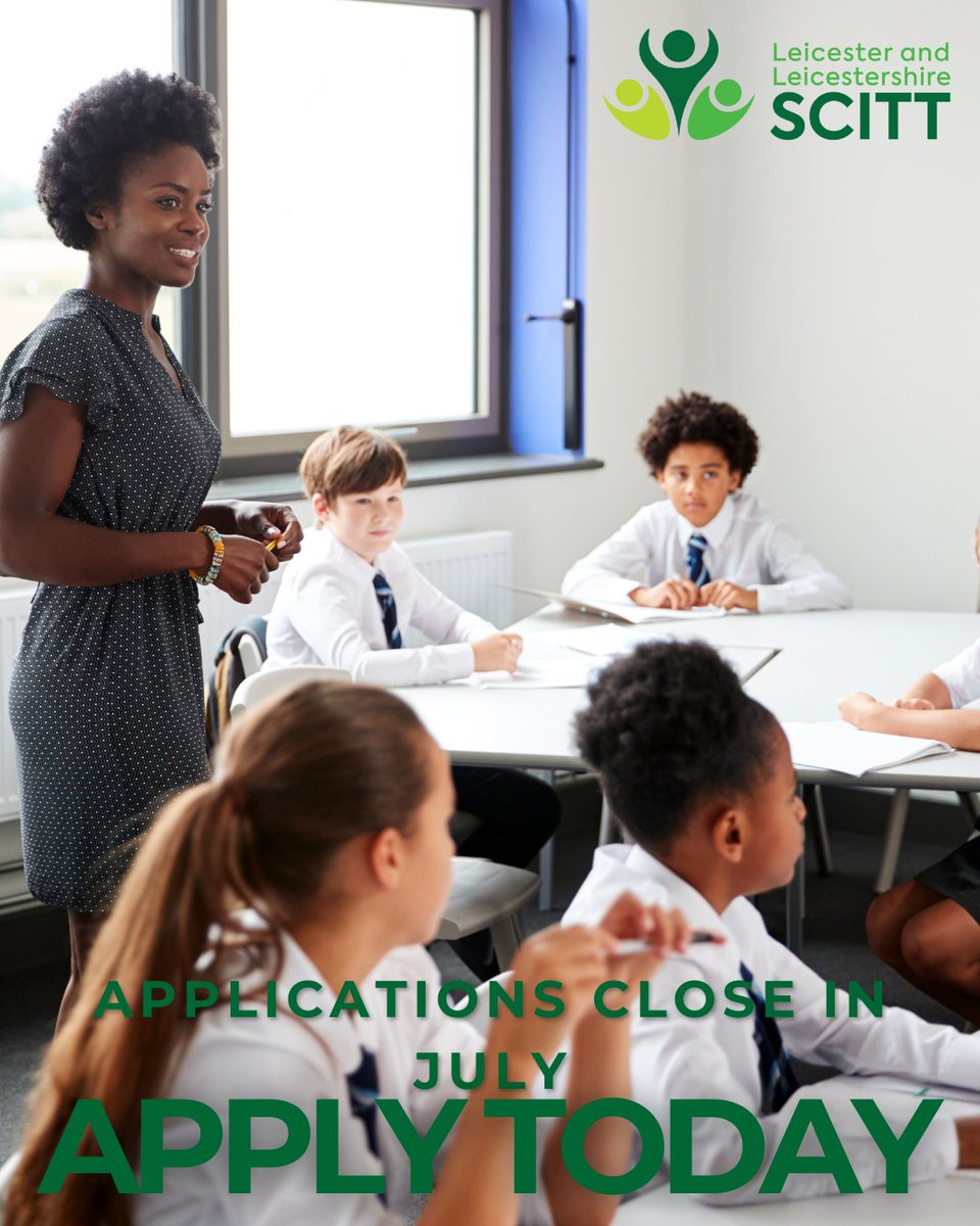 📣 Thinking about becoming a teacher? Applications close this July – so now’s the time to apply! 📷 Start your journey towards a rewarding career in the classroom today.  🔗shorturl.at/sQ6Yk #GetIntoTeaching #TeacherTraining #ApplyNow