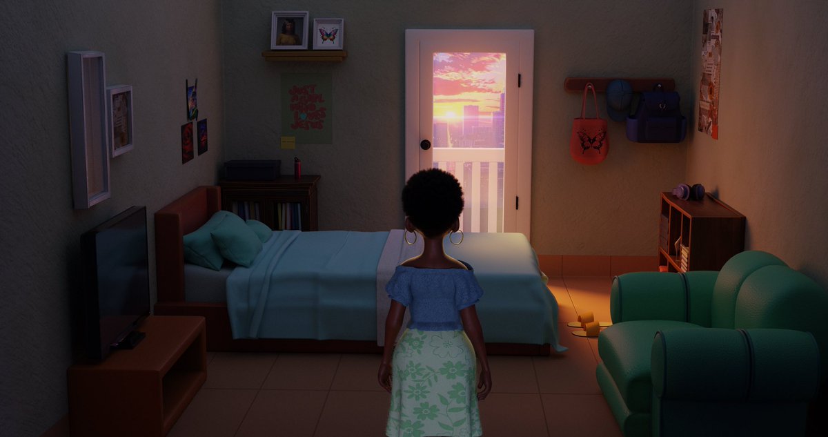 I'm happy to share my recent project Y.A.N.A "YOU ARE NOT ALONE". A space of calm and quiet strength. I'm so thrilled to share this with you guys. I will share more about this project soon! #3d #3danimation #texturing #3denvironment