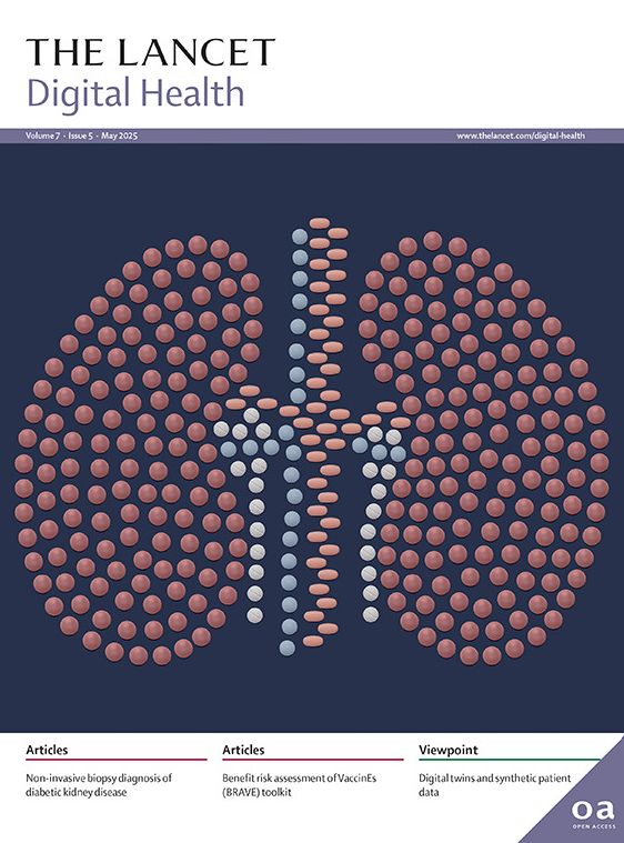 LancetDigitalH's tweet image. New issue out NOW! Covering: teleintervention in heart failure management; kidney disease; digital twins, and more. ⬇️
thelancet.com/journals/landi…