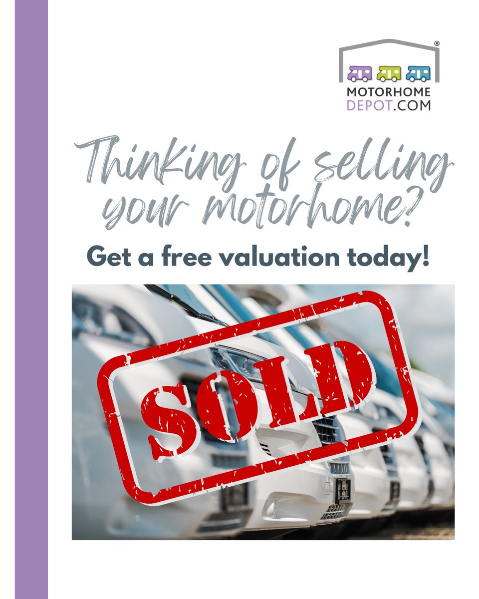 Curious what your motorhome is worth? Get a free, quick valuation in seconds! Visit: motorhomedepot.com/page/sellers-g… (T&amp;Cs on the site)

#Motorhome #motorhomelife #motorhomeadventures #motorhometravel #motorhomeliving #motorhomelifestyle #campervan #campervanlife #MotorhomesForSale
