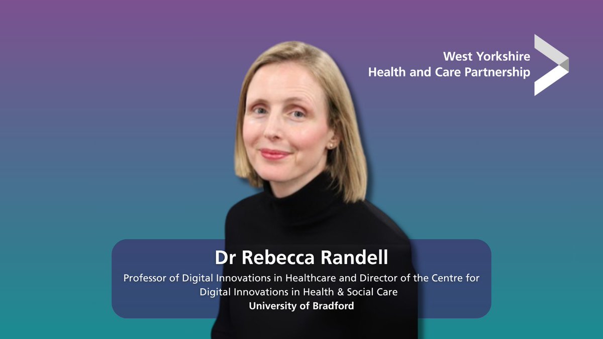 This week’s leadership message comes from Dr Rebecca Randell, Professor of Digital Innovations in Healthcare and Director of the Centre for Digital Innovations in Health and Social Care at the University of Bradford.

🔗Read here: wypartnership.co.uk/blog/dr-rebecc…