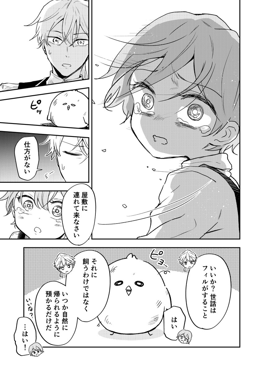 【創作漫画】
元奴隷の少女が傷ついた小鳥と自分を重ねて育てる話
(0/2) 