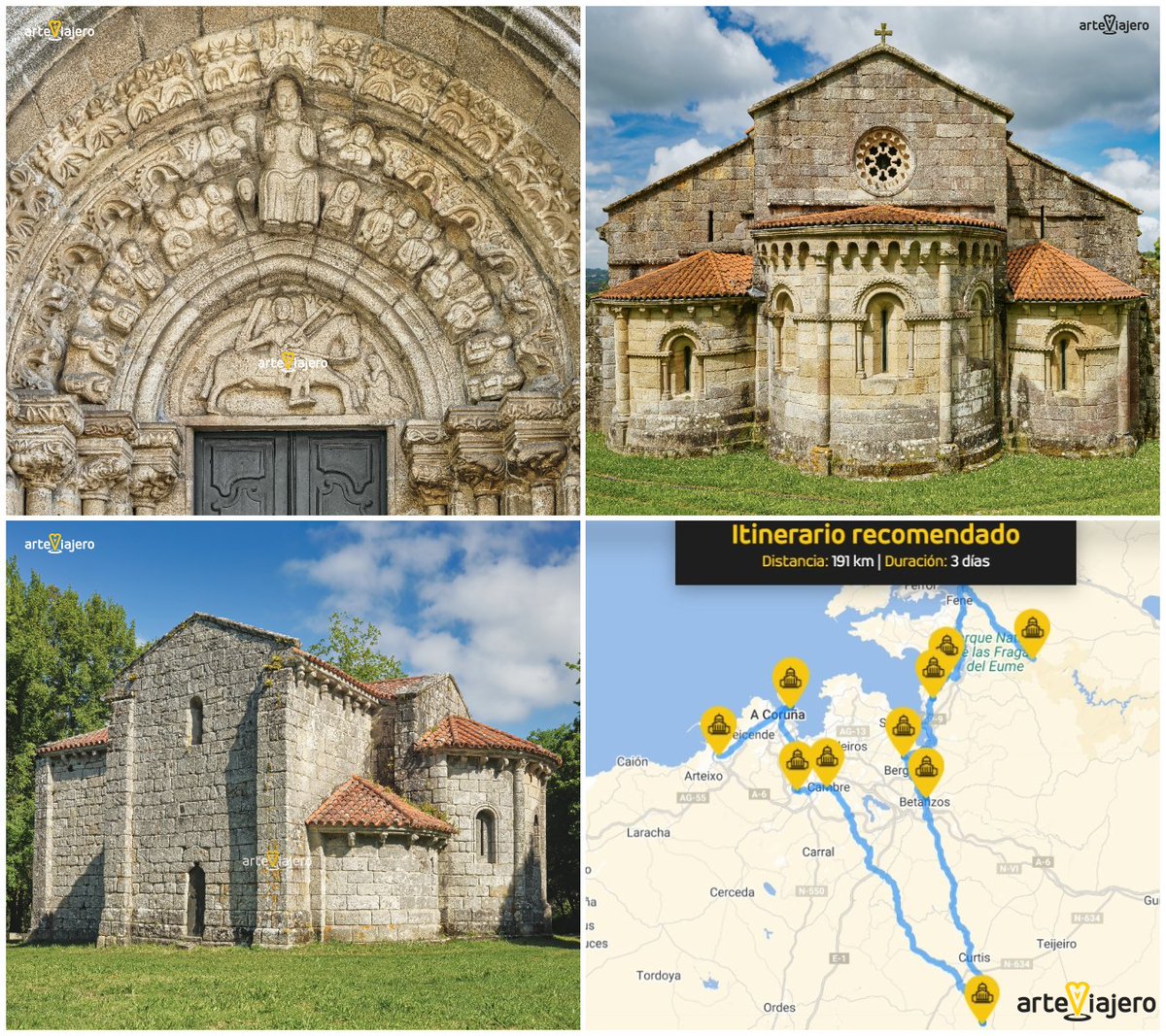 Hoy os propongo una apasionante ruta de 191 km por la magnífica arquitectura medieval que encontramos en el Golfo Ártabro (A Coruña, Galicia) ⬇️⬇️⬇️
arteviajero.com/rutas/golfo-ar…
#FelizViernes #BuenosDias #travel