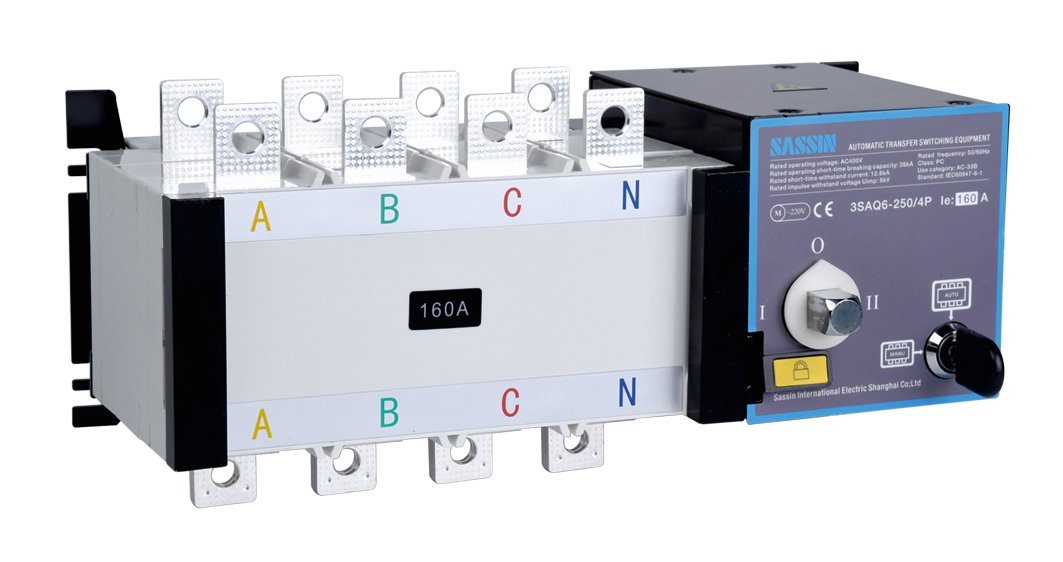 Sassingroup's tweet image. 🏭The SASSIN 3SAQ6 Automatic Transfer Switch ensures seamless power transfer up to 3200A with intelligent control and fire safety features. #Power Reliability #SmartSwitching #SASSIN #ATS