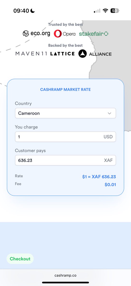 <a href="/SimpleMonarch/">Charles</a> <a href="/bigbrutha_/">Retired Polysaccharide Patriarch</a> Check it out in realtime.

It’s actually market determined. There’s a network of agents in every supported country. They set the price they’re willing to sell stables for. 

End user experience is straightforward. They just see exchange rate and payment details.

This market was