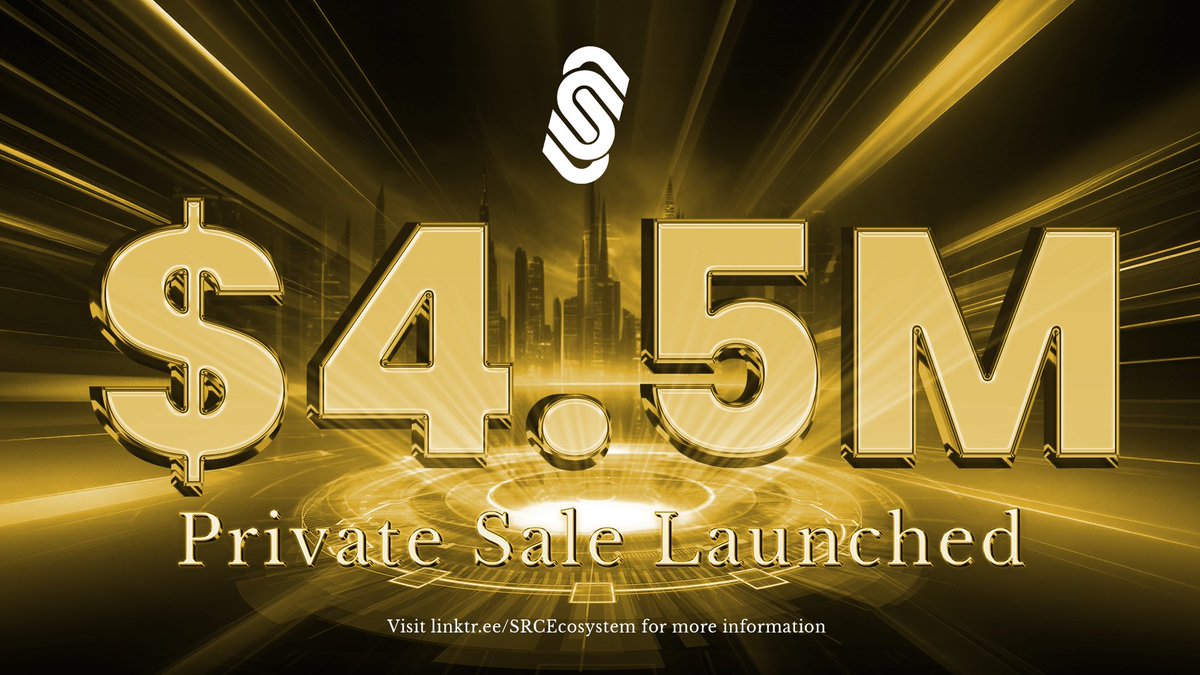 SRCEcosystem's tweet photo. We’re live!
Our new website https://t.co/0yMc9rzoa3 is officially launched,Dive into the vision and future of decentralized trade
Plus, our $4.5M Private Round is now open for strategic partners & backers
Let’s shape the future of trade finance together
#SRC #PrivateRound #Web3 https://t.co/aN98fPgP0X