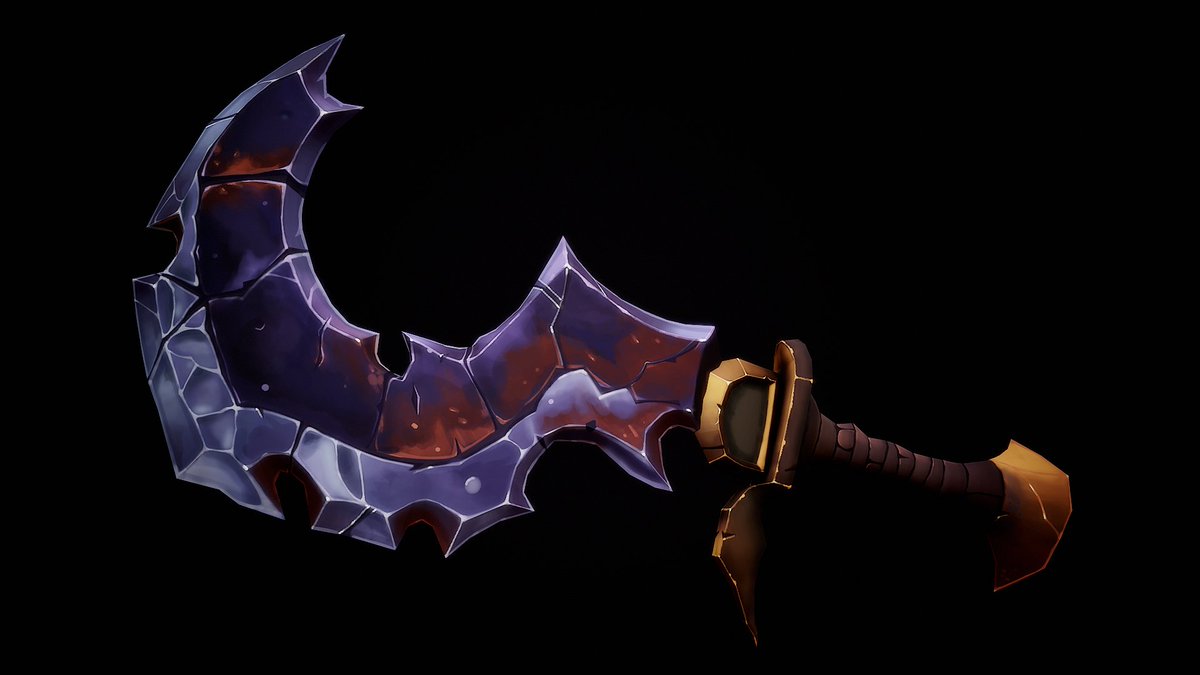 AD890D's tweet image. Another Stylized Weapon Practice #Roblox #RobloxDev #RblxDev #3dcoat #b3d #stylized #LeagueOfLegends #battlechasersnightwar  #3DModel !!Commissions Open!! Check out my profile for more of my work!!