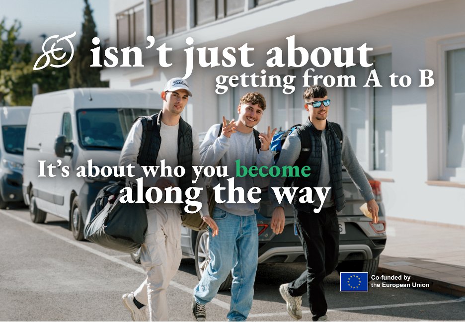 ✨ Kicking off the Sustainable Erasmus+ Journey! 🌿

Mobility isn’t just about changing cities — it’s about changing perspective.

Go deeper. Embrace the journey.

Learn more: set-project.eu

📸 ESN Spain

#SustainableErasmusTravel #GreenTravel #Erasmus