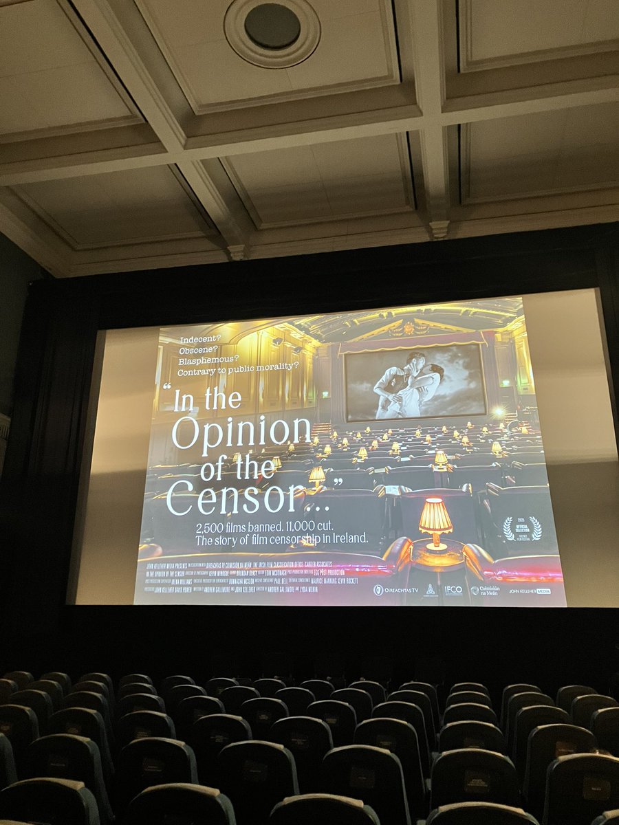 Orlaith McBride (@mcbrideorlaith) on Twitter photo Delighted to be a part of and attend the screening of In the Opinion of the Censor <a href="/IFI_Dub/">Irish Film Institute</a> yesterday evening which featured the Irish Film Censors records <a href="/NARIreland/">National Archives, Ireland</a>
Congratulations to John Kelleher and Andrew Gallimore and IFCO Delighted to be a part of and attend the screening of In the Opinion of the Censor <a href="/IFI_Dub/">Irish Film Institute</a> yesterday evening which featured the Irish Film Censors records <a href="/NARIreland/">National Archives, Ireland</a>
Congratulations to John Kelleher and Andrew Gallimore and IFCO