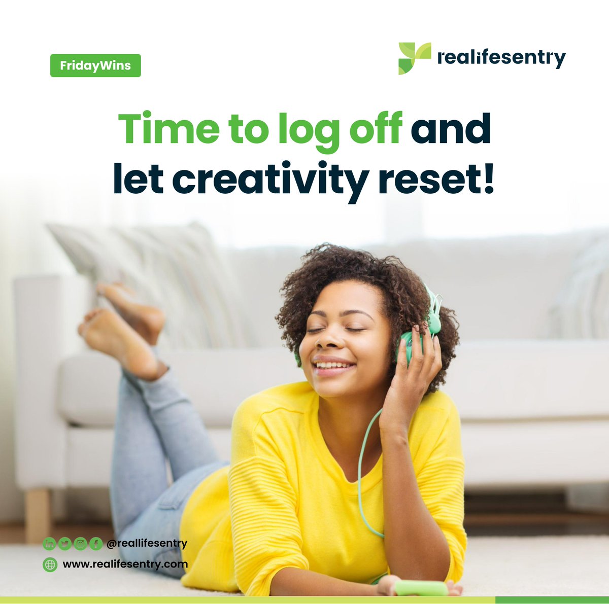 reallifesentry's tweet photo. Time don reach to log out small make your brain cool.
Na so fresh ideas go begin land!
#FridayWins #LogOutReset #Realifesentry #RealifeVibes #CreativityReloaded https://t.co/4DFXRfkQ0l