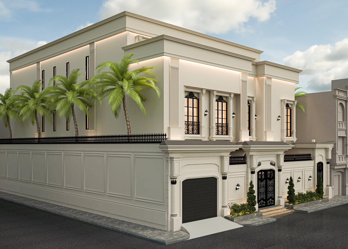 luxurydes1's tweet photo. واجهات النيوكلاسيك اللي تجمع بين الفخامة والبساطة✨
واجهة بخطوط رأسية وأناقة متزنة تعطي حضور وهيبة للمشروع! https://t.co/OiZrqhF2BV