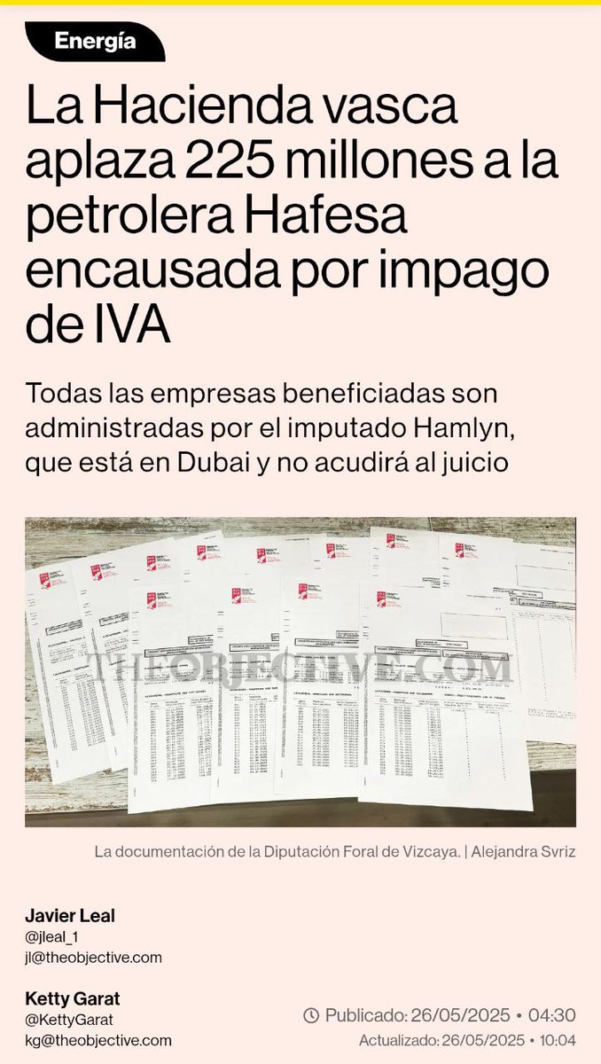 pabloharour's tweet photo. Vamos a explicar en un pequeño hilo por qué Nacho Escolar miente para no variar 

Dice que Leire no ha cumplido nada de lo prometido  

Un empresario de los hidrocarburos recibió un trato de favor de la hacienda foral de Vizcaya https://t.co/OfMcylIfyx https://t.co/68pvyP7zXf