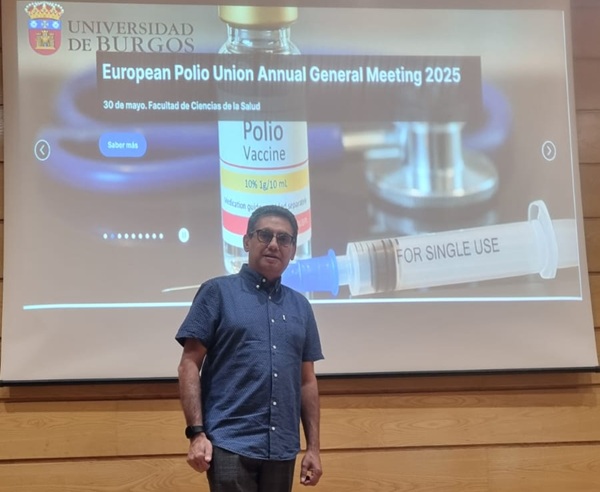 Britishpolio's tweet image. Just arrived in Burgos for the #EPU2025 Conference! Kripen Dhrona gears up for a full day of insights, connections, and progress in the fight against polio. #PolioAwareness #EPUConference