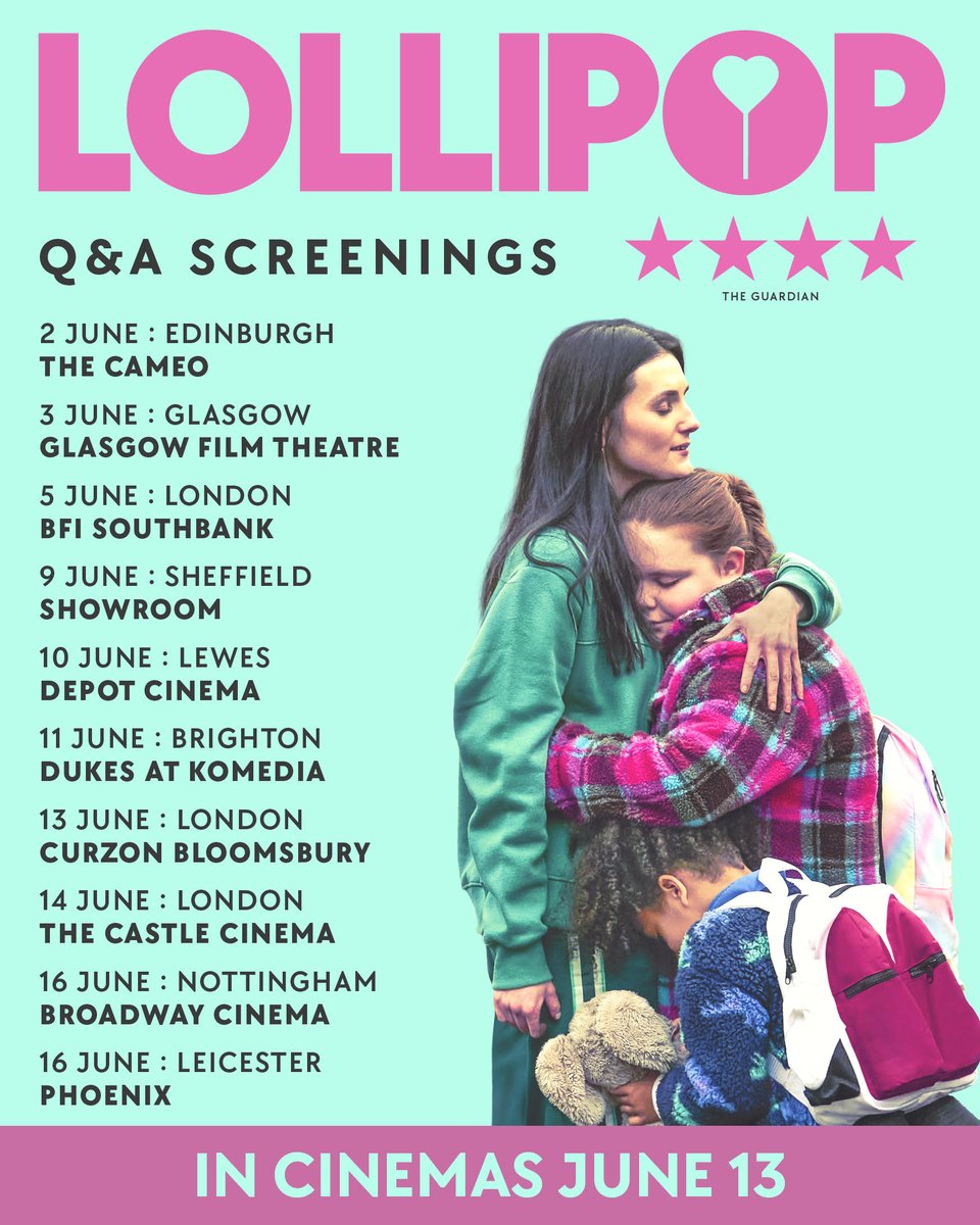 Daisy-May Hudson’s powerful homelessness drama is in cinemas on June 13 but catch it (and her) at one of these Q&amp;A preview screenings...