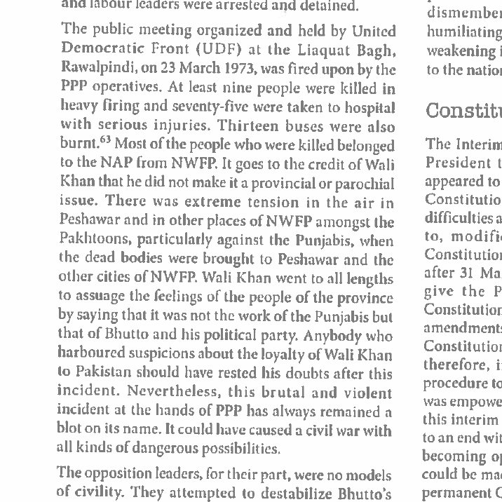 ڌڱاڻا! مورو ۾ سياسي مخالفن تي گوليون ھلائڻ ڪا نئين ۽ زرداري جي پاليسي ناھي. ان پاليسي جي بنياد ڀٽي رکي FSF جوڙي رکي ھئي.
23 مارچ 1973 تي لياقت باغ راولپنڊي ۾ جنرل ڊائر انداز ۾ قتل عام ڪيو ويو جنھن ۾ FSF يونائٽيد ڊيموڪريٽڪ فرنٽ جا 9 ڪارڪن شھيد ۽ 75 زخمي ڪيا.
#SindhRejectsQaatilPPP