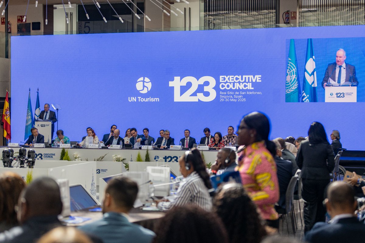 Ministerio de Industria y Turismo (@minturgob) on Twitter photo El ministro <a href="/jordihereub/">Jordi Hereu</a> inaugura el 123° Consejo Ejecutivo ONU Turismo y pide reforzar el papel del organismo para liderar la transformación del sector.
ℹ️Consulta aquí toda la información: run.gob.es/lms8d2d1 El ministro <a href="/jordihereub/">Jordi Hereu</a> inaugura el 123° Consejo Ejecutivo ONU Turismo y pide reforzar el papel del organismo para liderar la transformación del sector.
ℹ️Consulta aquí toda la información: run.gob.es/lms8d2d1