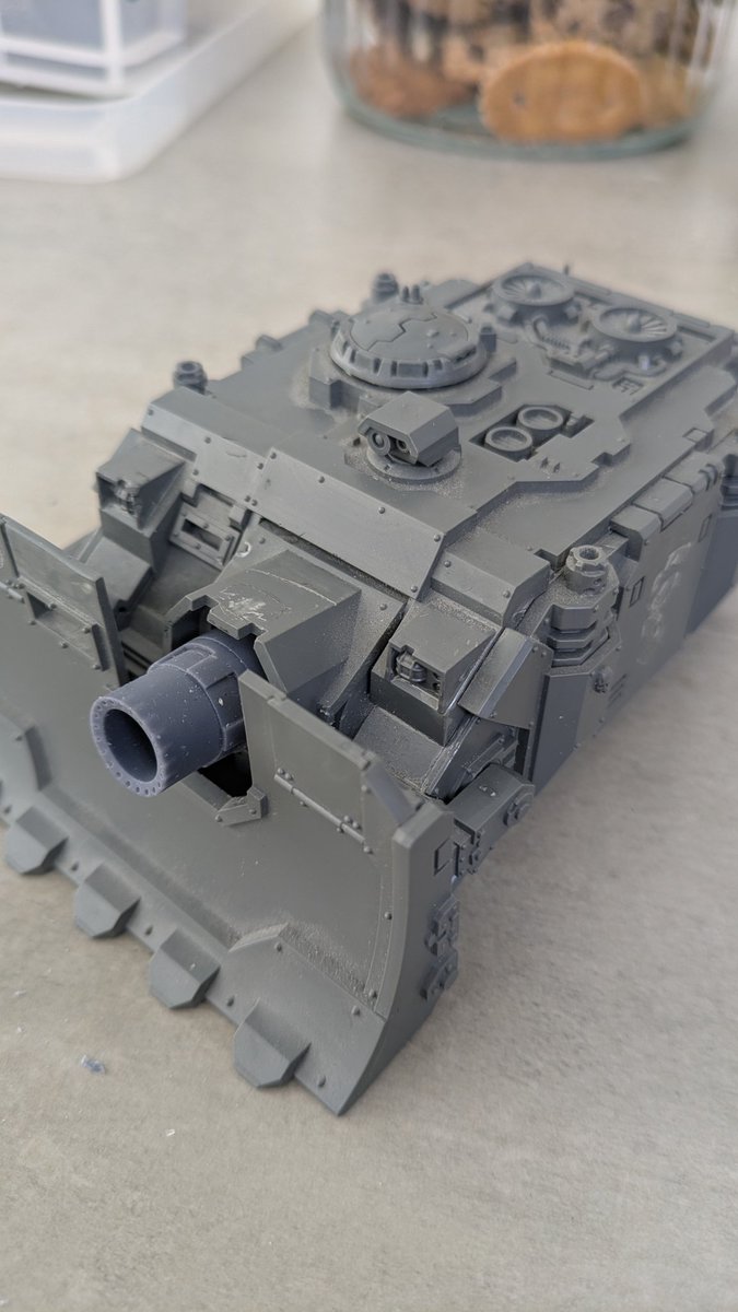 When GW removes your models from the codex, 3d print them back to tournament legal status. My Vindicator Laser Destroyer is now a regular Vindicator. And it did very well against Imperial Knights yesterday :)
