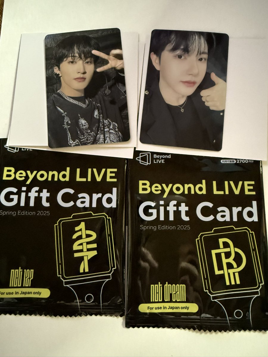 ロンジュン  beyond live トレカ NCT - NCT DREAM Beyond live Gift card ロンジュンの通販 by ナナ