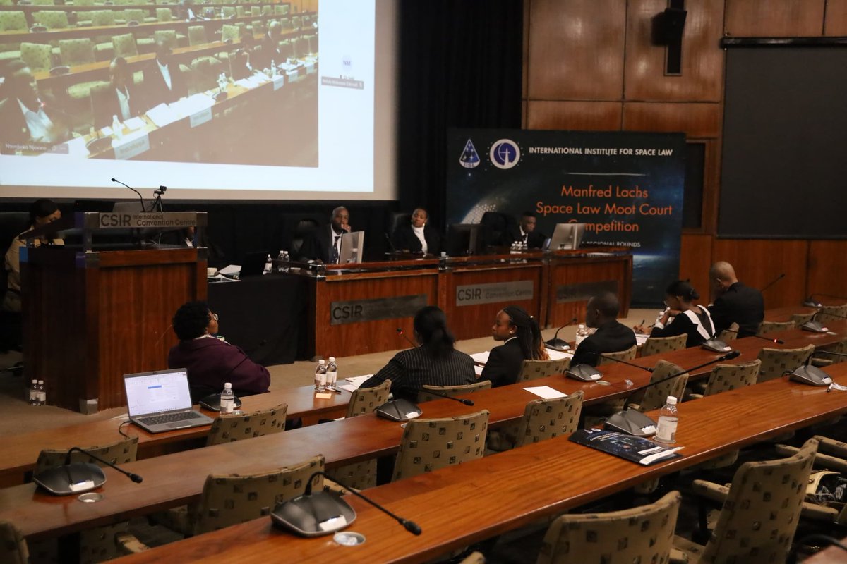 We celebrate Uganda’s outstanding performance at the just concluded 16th African Regional Round of the Manfred Lachs Space Law Moot Court Competition in Pretoria! Huge thanks to Cavendish University &amp; Kampala International University, and congratulations to our remarkable