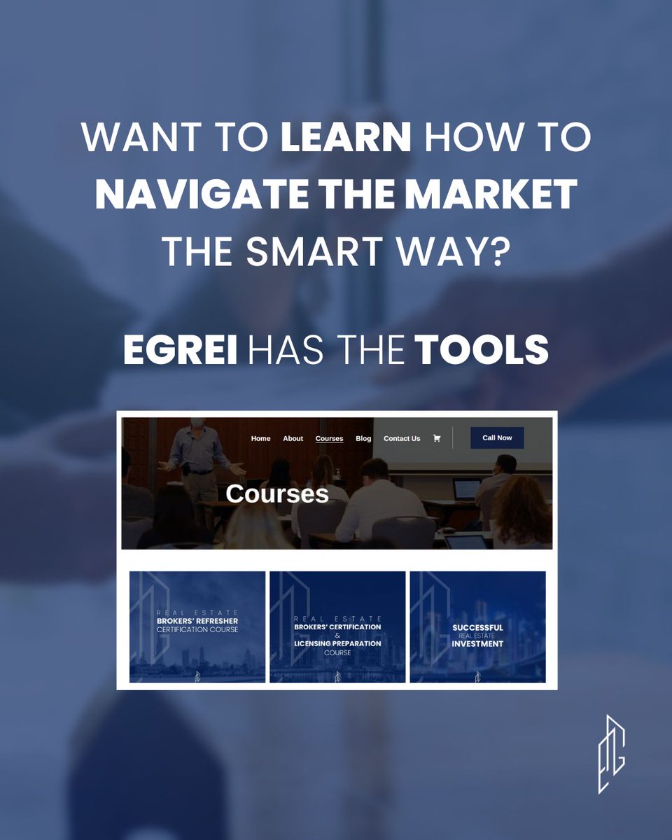 The real estate market isn’t a straight line, success comes from smart timing, research, and the right knowledge.

📚 Learn how to master the market with EGREI.

🔗 egrei.com/courses/

#EGREI #معهد_إليت_جلف_العقاري #RealEstateMyths #SmartInvesting #PropertyTips