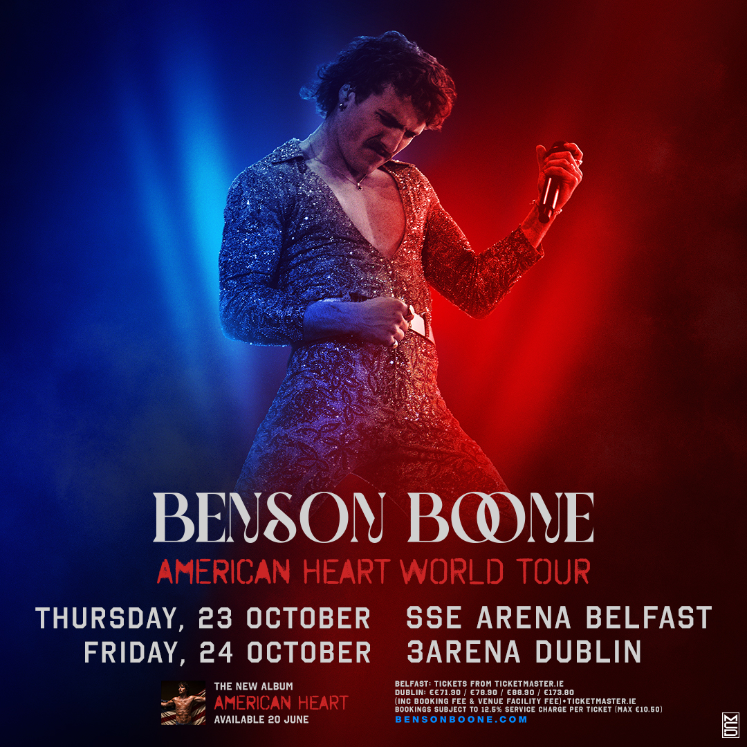 🕺 Just Announced!

Grammy-nominated global pop sensation Benson Boone brings his American Heart World Tour to #3Arena on Friday, 24 October 2025.

🎫 Three+ Presale - Tuesday, 03 June at 10am
🎟️ General sale - Thursday, 05 June at 10am