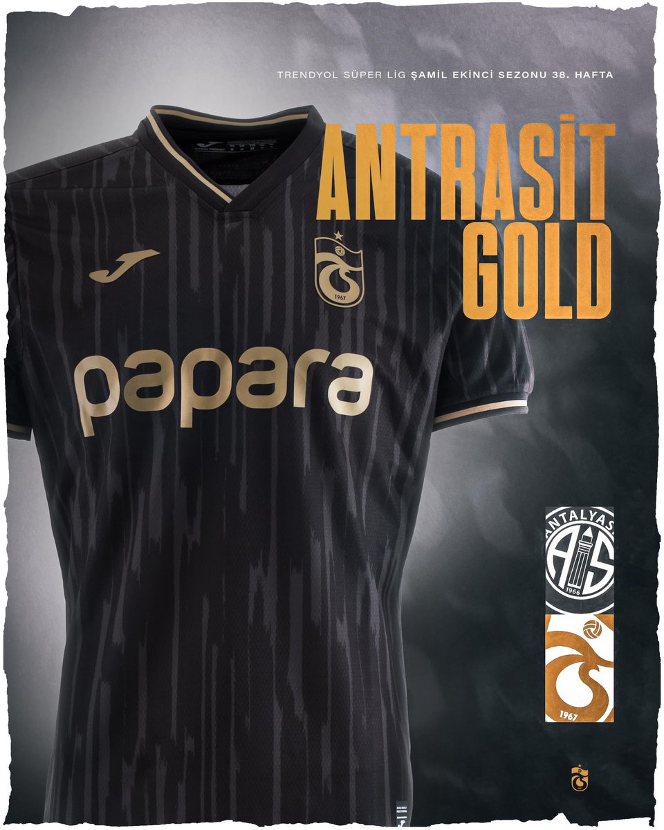 Onvo Antalyaspor karşısında sahaya ‘Antrasit-Gold Formamız’ ile çıkacağız.