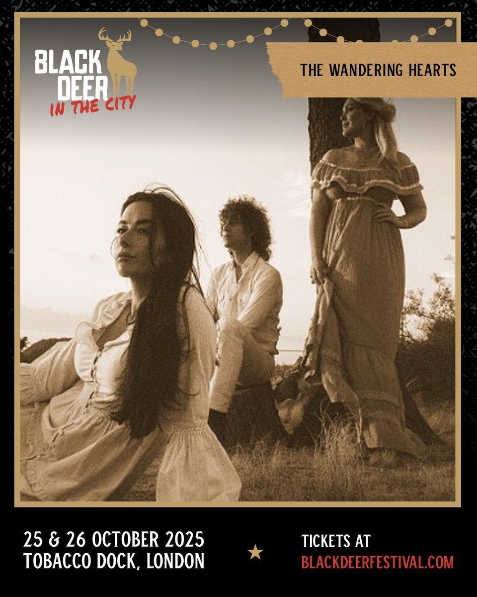 We're playing Black Deer (in the city) this October in London! Tickets are on sale now: blackdeerfestival.com