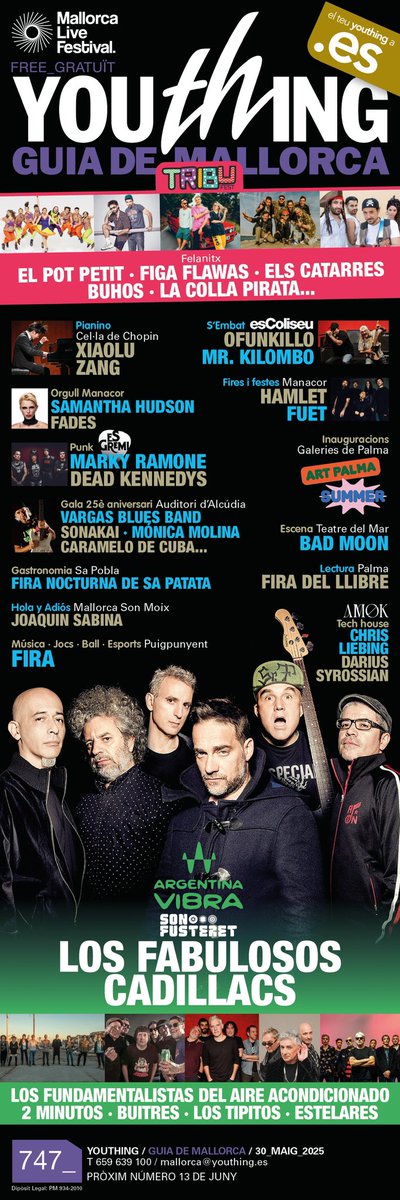 Pots consultar l’agenda del cap de setmana amb el nou youthing.es