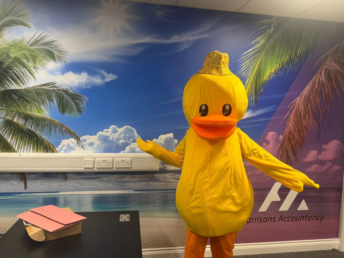 harrisonsnet's tweet photo. We’re proud to be sponsoring this year’s Duck Race at the @biggleswade_community_carnival, and yesterday we had a surprise visitor at the office... one of the ducks dropped by to inspect our setup 🐥

No major complaints, although it did waddle off with someone’s sandwich.

Looking forward to race day! It’s always a great local event and a fun way to support the community.

See you at the Dan Albone car park and the Biggleswade Town Cricket Club on Sunday 8th June at 12pm!

Want to take part? Ducks are available from the Weatherley Centre from now until the event and the Market Square on:
Saturday 31st May 
Tuesday 3rd June 
Saturday 7th June 

Find out more about the Duck Race here: https://t.co/3VIJHZkEVx 

#duckrace #biggleswadecommunitycarnival #carnival #accountant #charteredaccountant #biggleswade #Bedfordshire