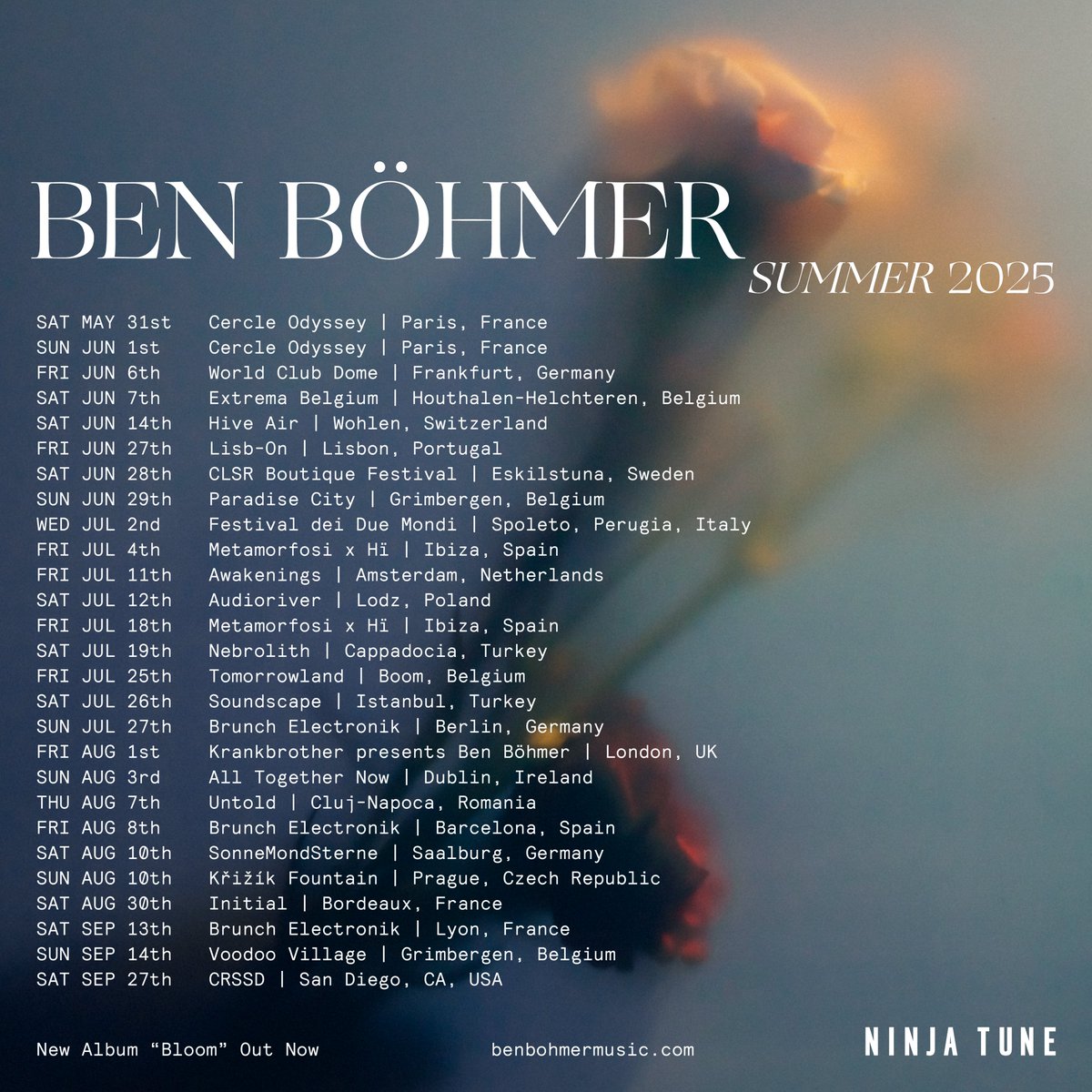SUMMER 2025 💐 
Where am I seeing you??