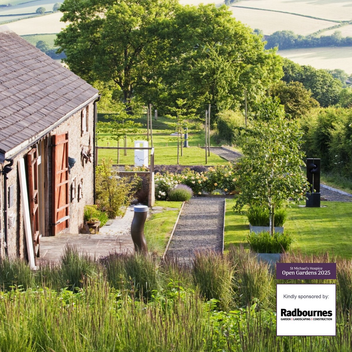 Join us tomorrow: get lost in beauty at the Garden of the Wind 🌿 Set in the stunning Black Mountains, enjoy 4 acres of unique planting + sculpture by top UK &amp; European artists 

📍 Walterstone, HR2 0DY  | 2–5pm

Book: bit.ly/SMH_OG_Gardeno…
Sponsor: Radbournes.co.uk