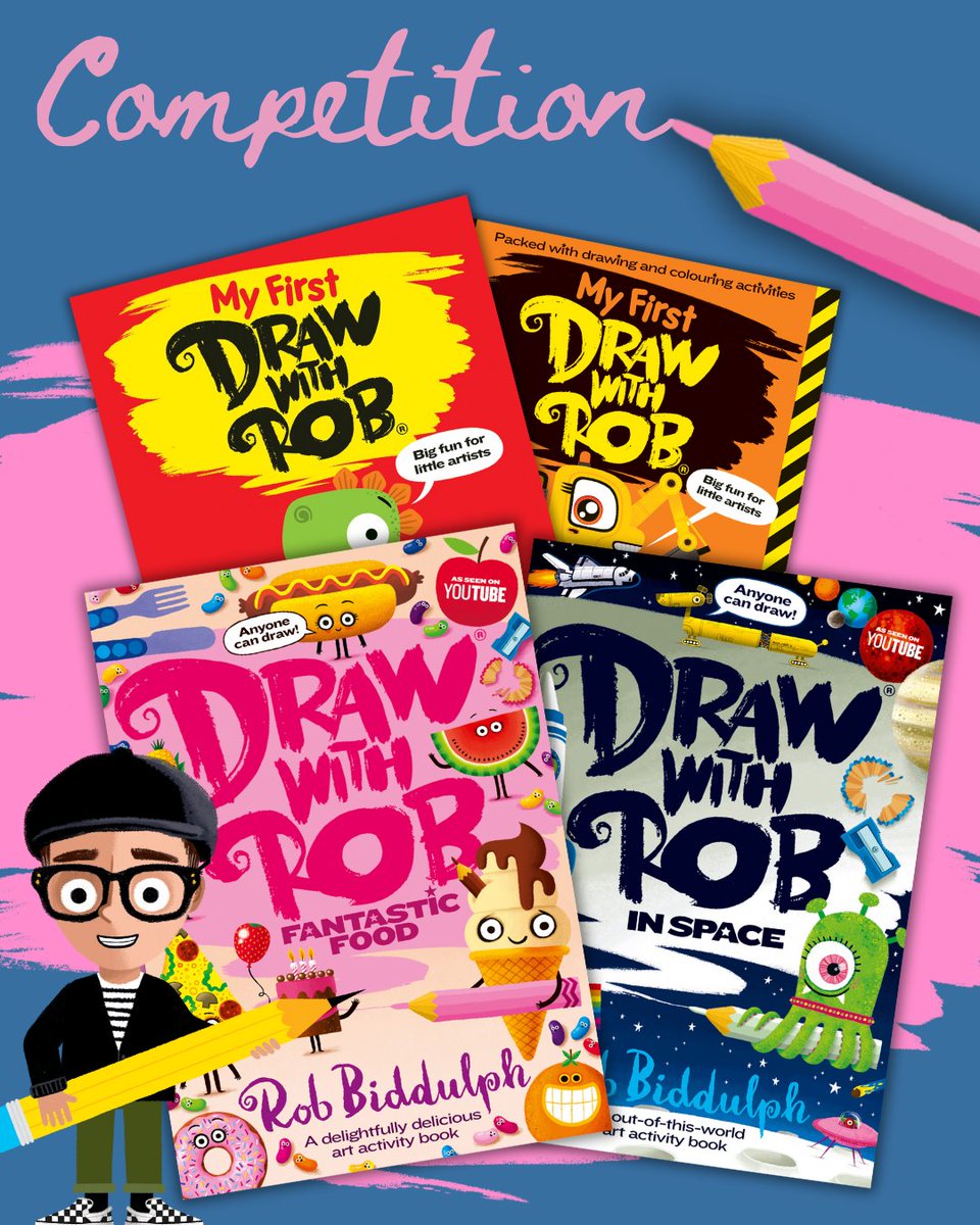 HarperCollins Children's Books (@harpercollinsch) on Twitter photo It's National Creativity Day!🎨
To celebrate we're offering one lucky little artist a brilliant bundle of Draw with Rob books by <a href="/RobBiddulph/">Rob Biddulph</a>! Grab your pencils and follow the link to enter!🌟 bit.ly/4jsmEwO It's National Creativity Day!🎨
To celebrate we're offering one lucky little artist a brilliant bundle of Draw with Rob books by <a href="/RobBiddulph/">Rob Biddulph</a>! Grab your pencils and follow the link to enter!🌟 bit.ly/4jsmEwO