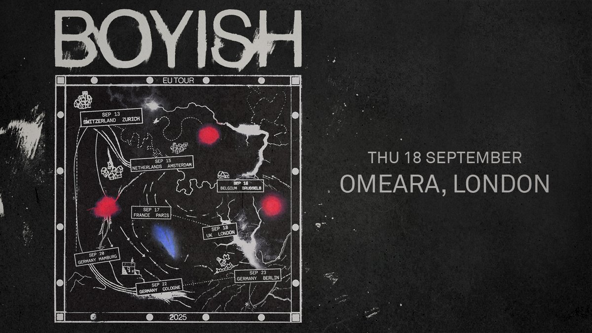 Live Nation Source (@lnsource) on Twitter photo ON SALE: Boyish will play <a href="/OmearaLondon/">OMEARA</a> in September 🤍
 
Snap up tickets 👉 livenation.uk/VvoL50VZ7eZ ON SALE: Boyish will play <a href="/OmearaLondon/">OMEARA</a> in September 🤍
 
Snap up tickets 👉 livenation.uk/VvoL50VZ7eZ