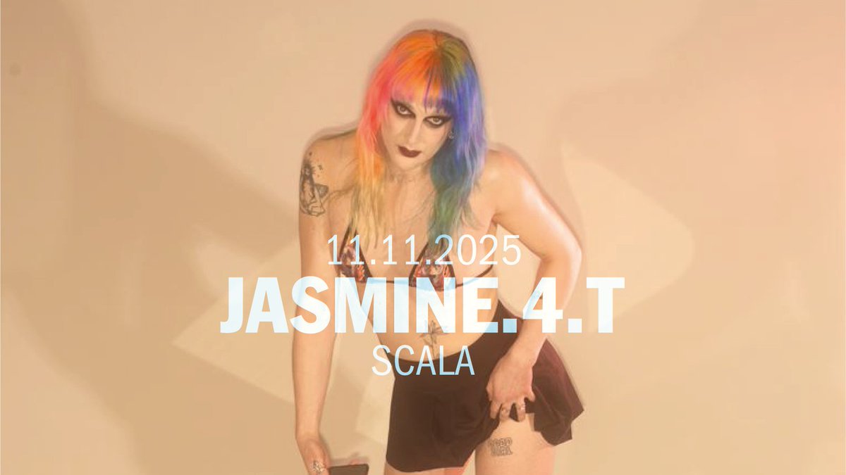 Live Nation Source (@lnsource) on Twitter photo ON SALE: jasmine.4.t will take to the stage at <a href="/ScalaLondon/">Scala</a> in November 🩷
 
Snap up tickets 👉 livenation.uk/zsBj50VUWJE ON SALE: jasmine.4.t will take to the stage at <a href="/ScalaLondon/">Scala</a> in November 🩷
 
Snap up tickets 👉 livenation.uk/zsBj50VUWJE