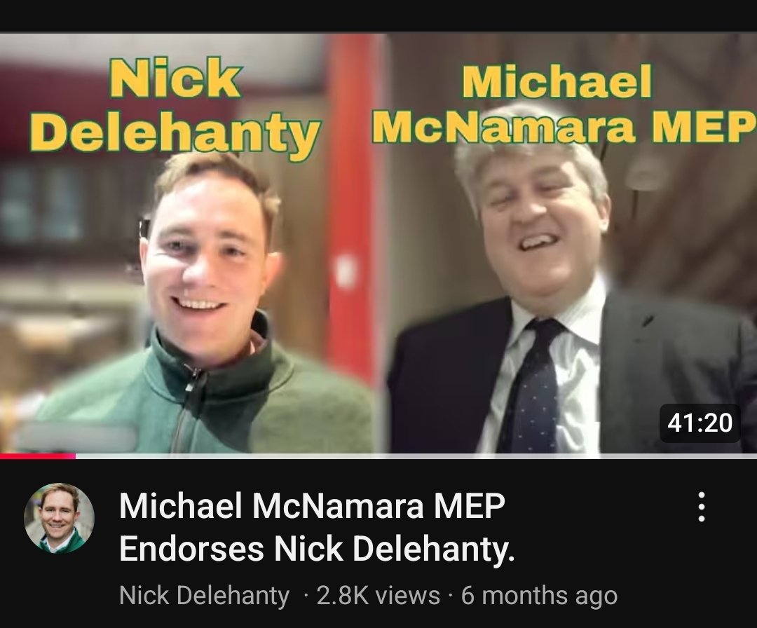 Floccer (@aderdiedas) on Twitter photo First person I've actually seen address this, most nationalists are completely oblivious to just how kosher Delehanty is.
Ex-Labour Michael MacNamara who calls ordinary patriots like <a href="/thelaymanstake/">The Laymans Take</a> nazis on this app was proud to endorse him last November. First person I've actually seen address this, most nationalists are completely oblivious to just how kosher Delehanty is.
Ex-Labour Michael MacNamara who calls ordinary patriots like <a href="/thelaymanstake/">The Laymans Take</a> nazis on this app was proud to endorse him last November.