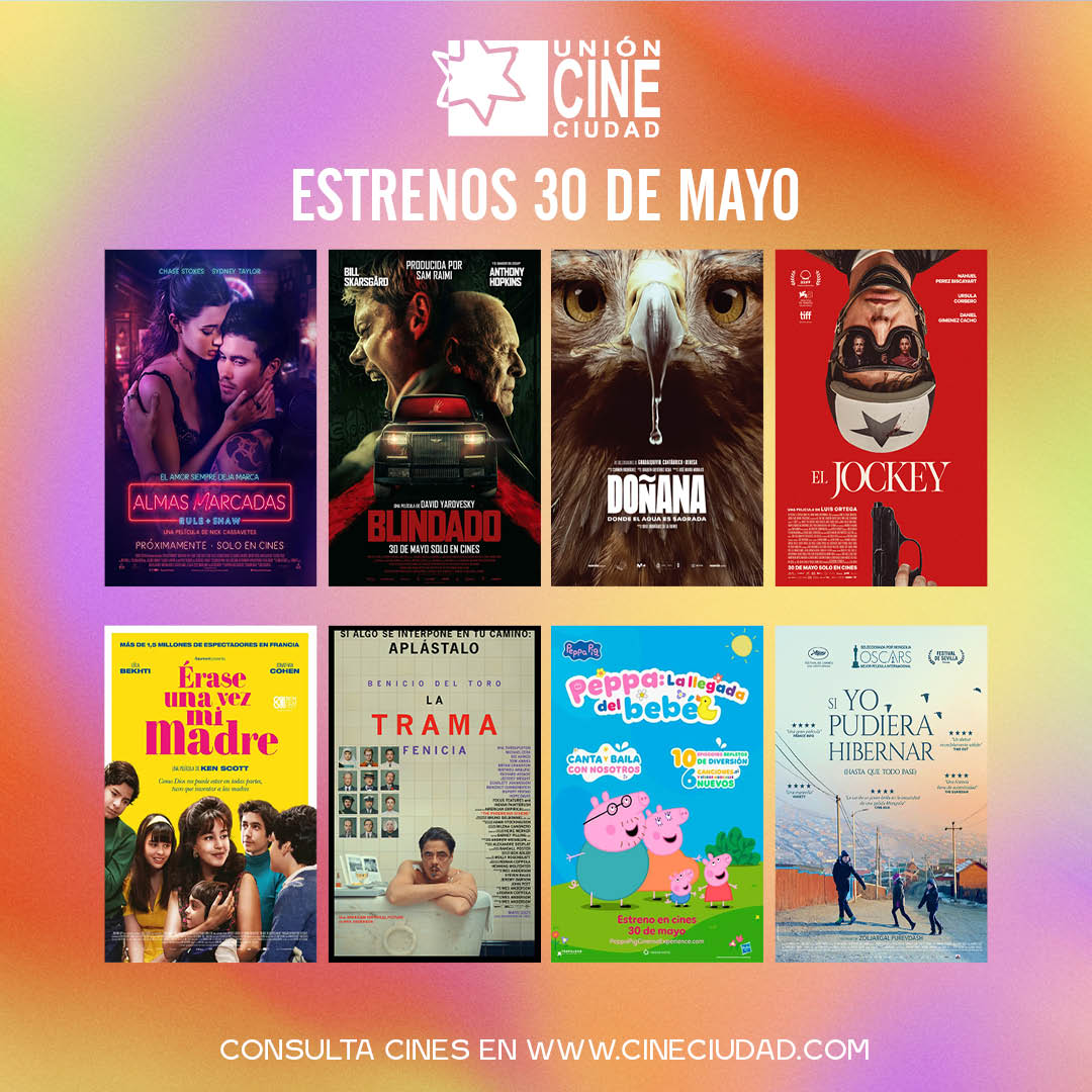 Despedimos el mes, y os traemos todos estrenos que tendreisd disponibles para la #FiestaDelCine de #ucc