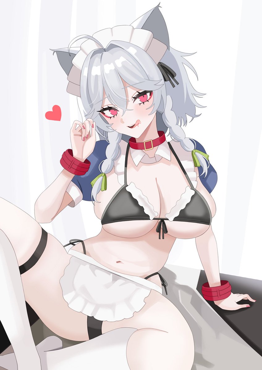 水着いぬ咲夜
#東方Project #十六夜咲夜 