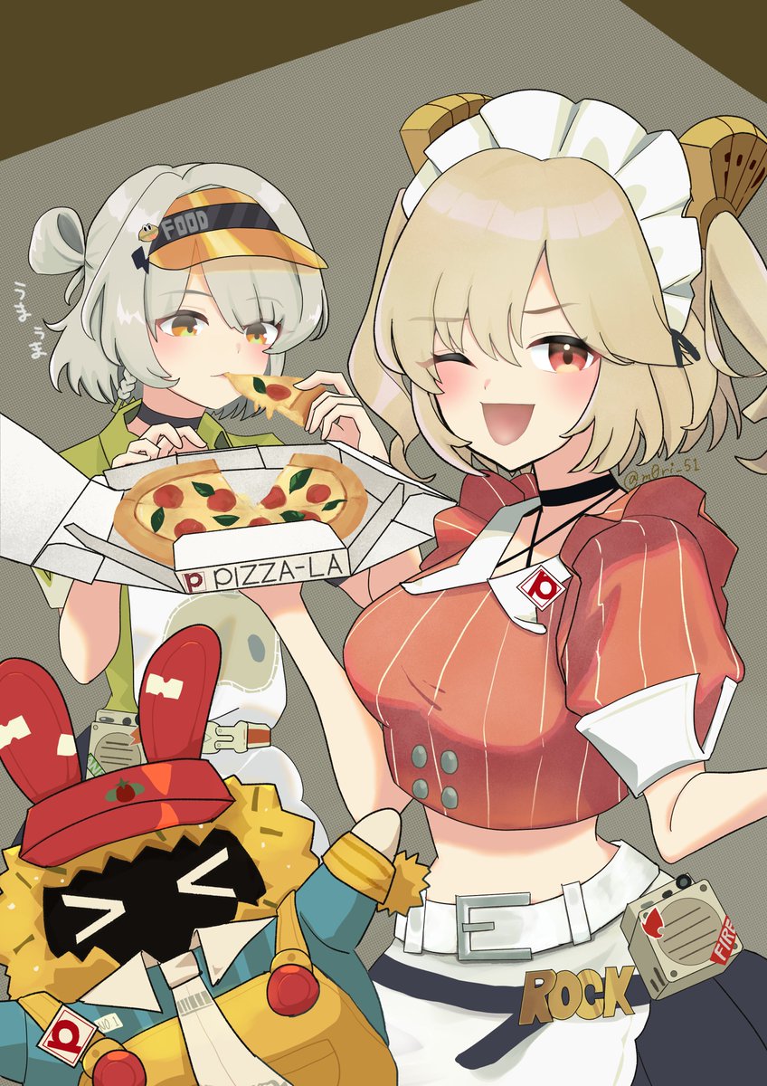 ピザ美味しかった！！
#ゼンゼロピザーラ 　＃ゼンゼロ
＃バーニス　#アンビー