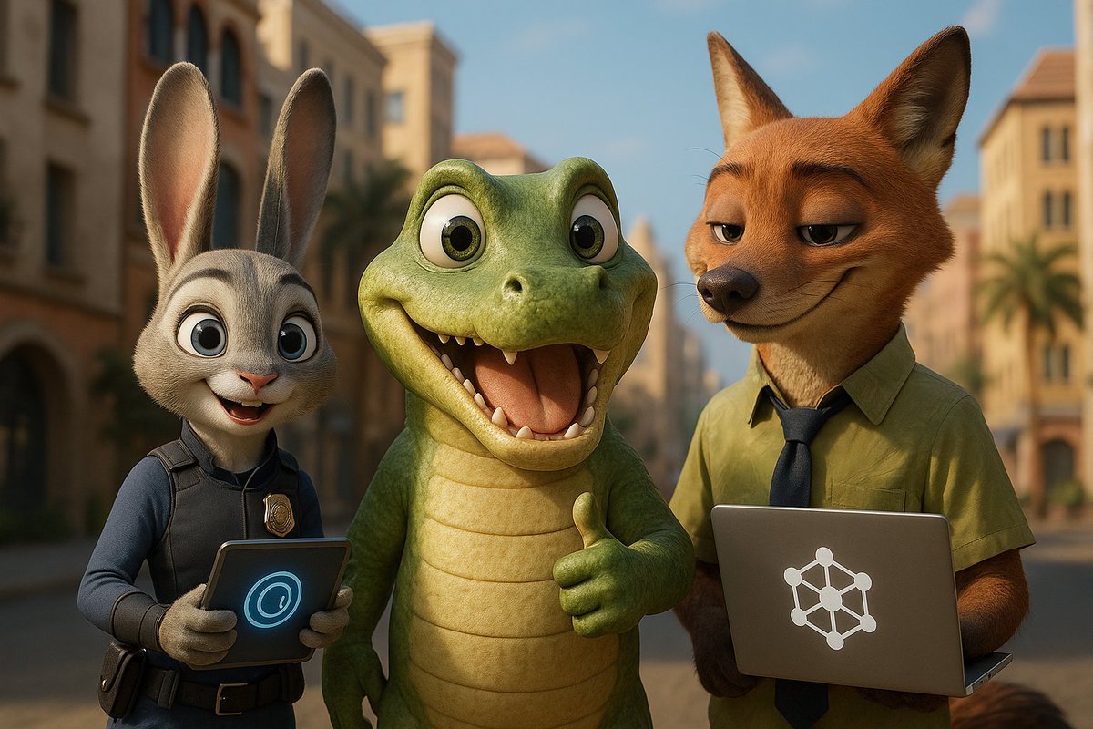 zkLink_Official's tweet image. A cop, a con, and a croc ventured into web3…

What happens next?  😂

#Zootopia2 #zkLink #Zippy