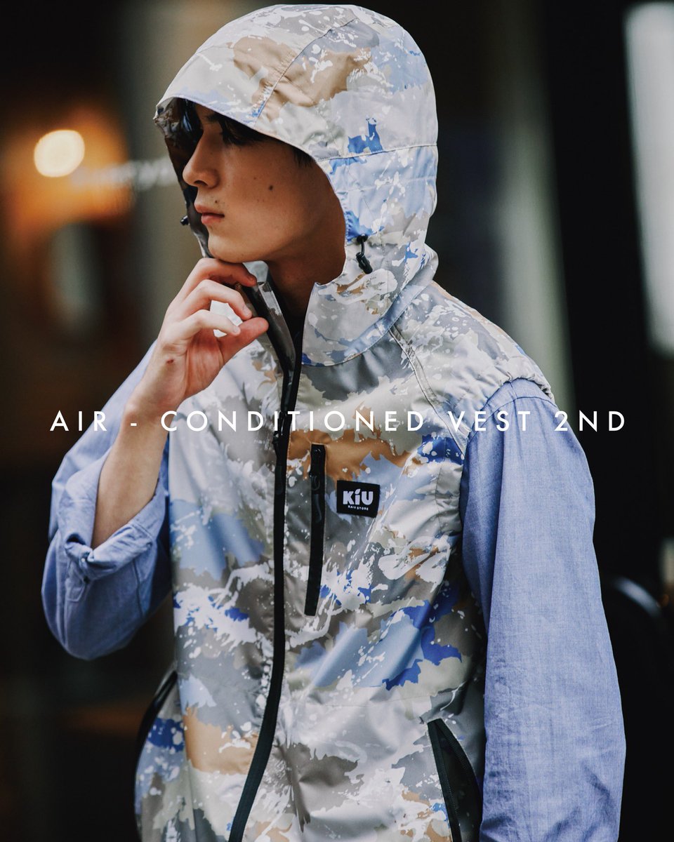 【GHIBLI】キウ × 「空調服(R)」 KiU×空調服(R)」キウ エアコンディションドジャケット