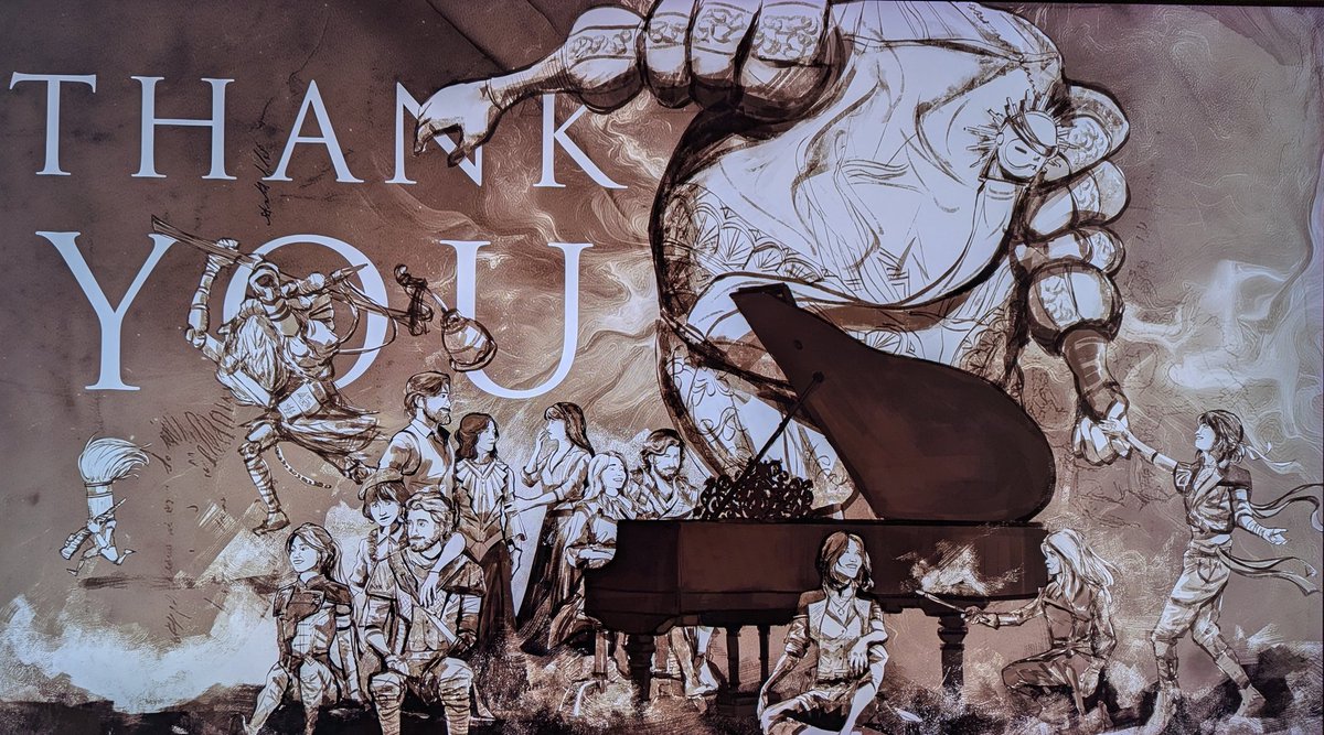 Today I finished Clair Obscure: Expedition 33 and (a part from 3Cs that has been cluncky for the whole game and objects' popping) I liked it a lot!!! 
Wonderful story, beautiful art style, nice combat systems and very good depth. Thank you <a href="/expedition33/">Clair Obscur: Expedition 33</a> <a href="/SandfallGames/">Sandfall Interactive - CO:E33 out now!</a> 🤙🏼