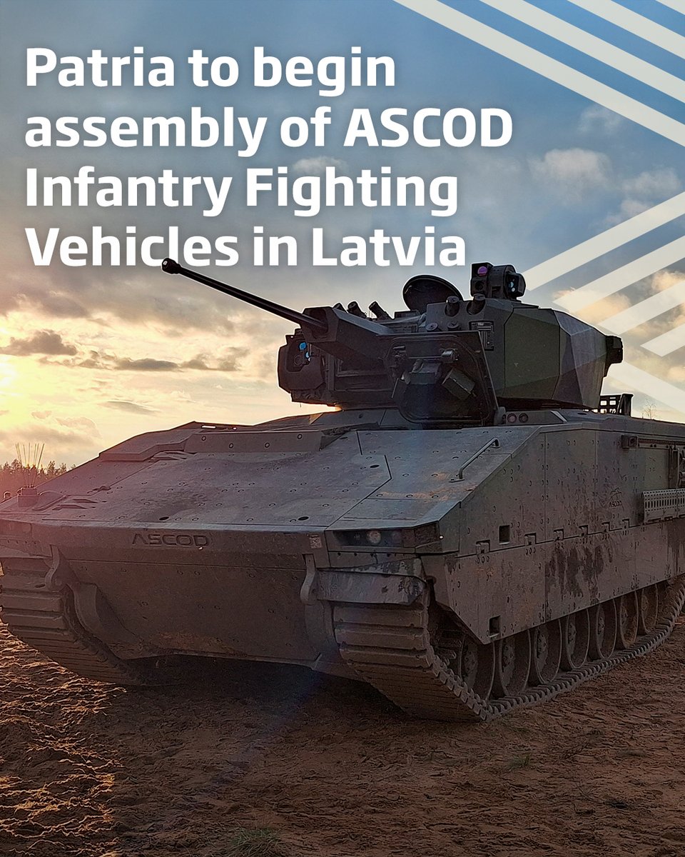 To commemorate five years of Patria’s operations in Latvia and the first anniversary of the Defence Partnership Latvia (DPL), Patria has revealed a strategic collaboration with the Spanish company GDELS-Santa Bárbara Sistemas (GDELS).🤝
🔗 Read more:  bit.ly/4js14Zm