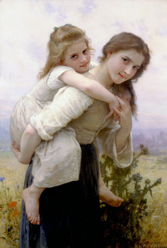 art_bouguereau's tweet photo. Pleasant Burden #artbots #bouguereau https://t.co/QF5Ia2smAt