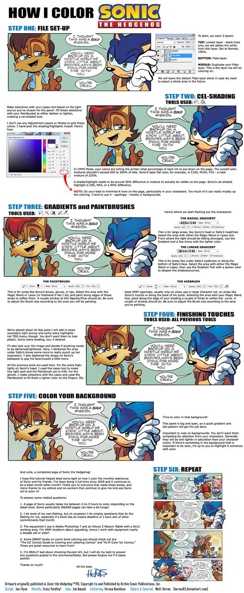 Did you know know?? The later era of Archie used...PHOTOSHOP! As an artist whos used the program since 1999, thats genuinely...way past cool!😎