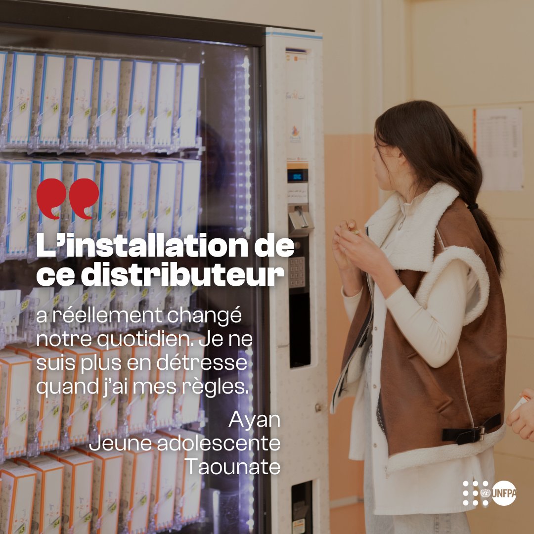 UNFPA Maroc (@unfpamaroc) on Twitter photo 🩸La santé menstruelle est un droit fondamental, pourtant des millions de personnes n'ont pas accès aux nécessaire.
À l’occasion de la Journée mondiale de l’#HygièneMenstruelle, rejoignez l'<a href="/UNFPA/">UNFPA</a> pour garantir la dignité pour tous : unf.pa/3Z1FIuv
<a href="/ONUMaroc/">Nations Unies Maroc 🇲🇦🇺🇳</a>
<a href="/UNFPA_ASRO/">UNFPA Arab States</a> 🩸La santé menstruelle est un droit fondamental, pourtant des millions de personnes n'ont pas accès aux nécessaire.
À l’occasion de la Journée mondiale de l’#HygièneMenstruelle, rejoignez l'<a href="/UNFPA/">UNFPA</a> pour garantir la dignité pour tous : unf.pa/3Z1FIuv
<a href="/ONUMaroc/">Nations Unies Maroc 🇲🇦🇺🇳</a>
<a href="/UNFPA_ASRO/">UNFPA Arab States</a>