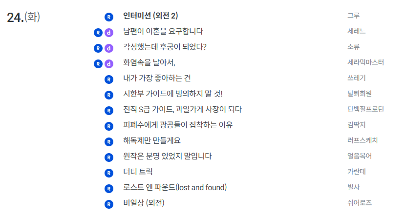 6월 24일, 인터미션 두 번째 외전이 발매됩니다.
세 가지 에피소드 스포 키워드☺️ 1. 신혼집 2. 스노우보드 3.what if
많은 관심 부탁드려요. 감사합니다!