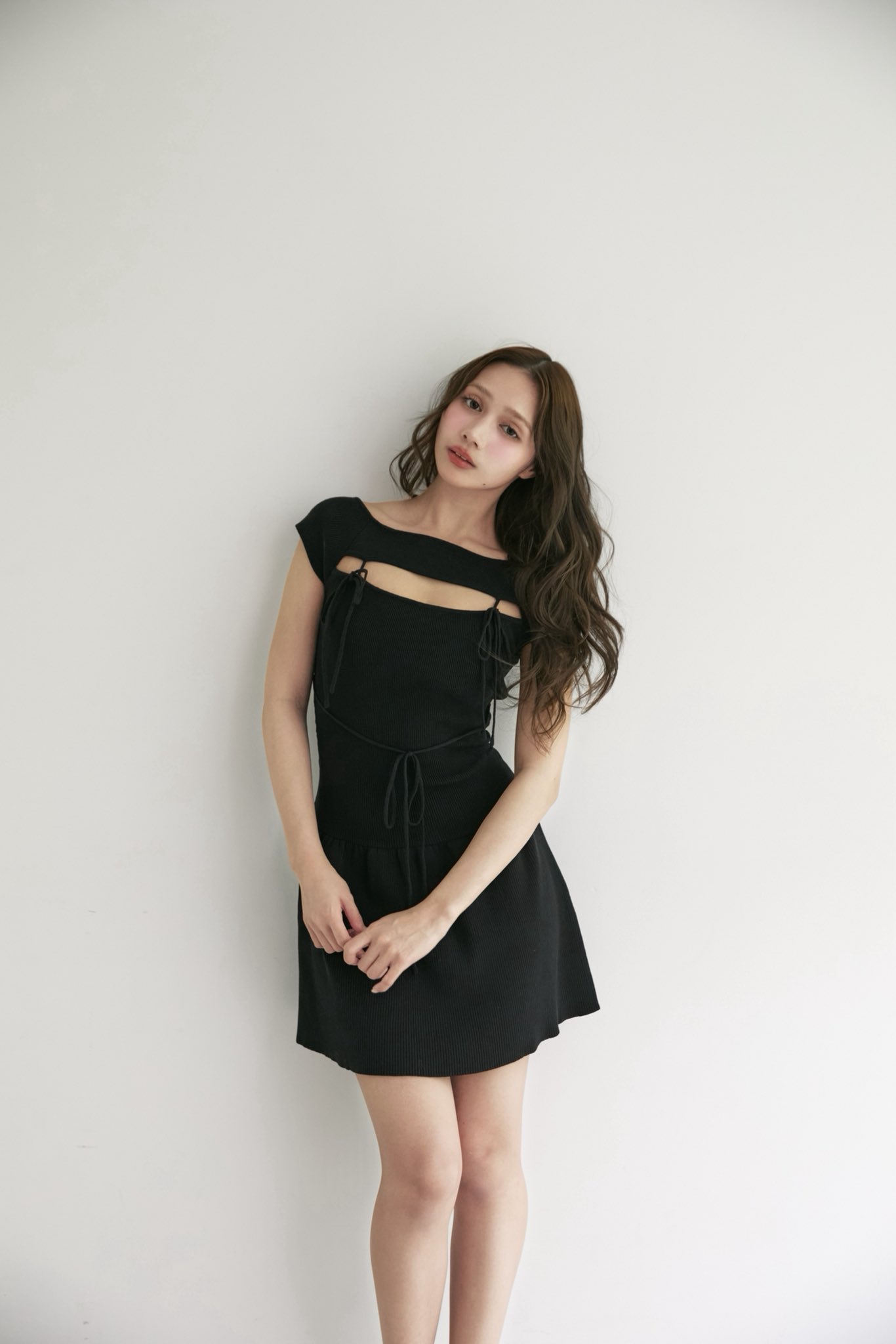 andmary Bebe mini dress　グレー ANDMARY】Bebe mini dress