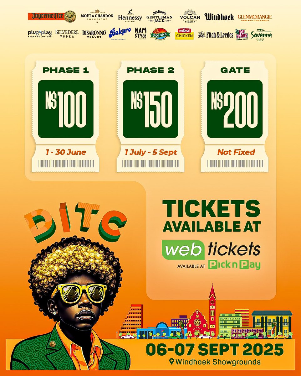 Dear patrons, get your coins ready! Tickets go live on Webtickets as from 31 May 2025 🥂